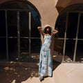 Valletta Maxi Dress - Blue