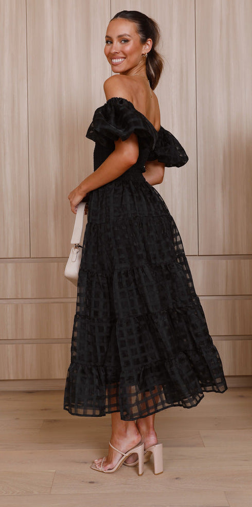 Vanya Midi Dress - Black