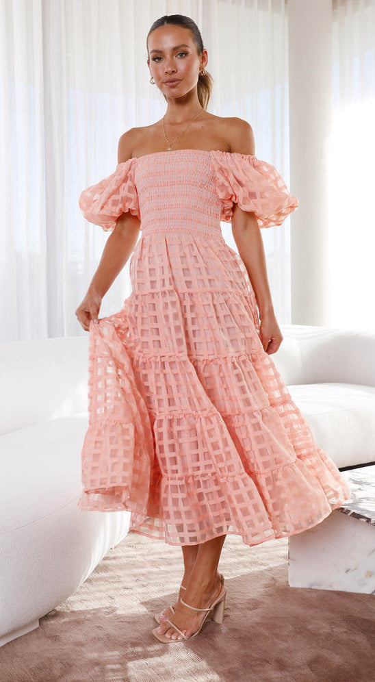 Vanya Midi Dress - Pink