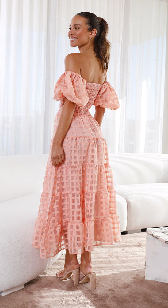 Vanya Midi Dress - Pink