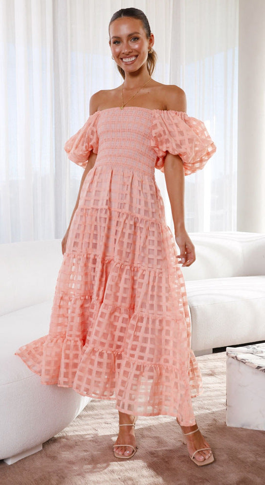Vanya Midi Dress - Pink