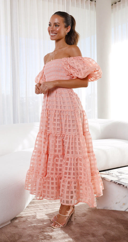 Vanya Midi Dress - Pink
