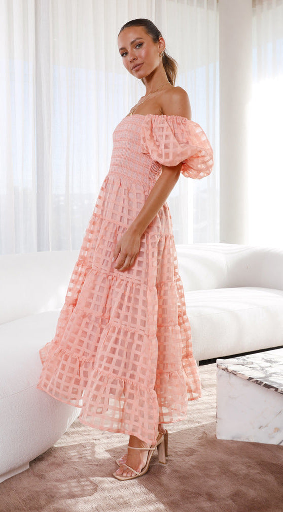 Vanya Midi Dress - Pink