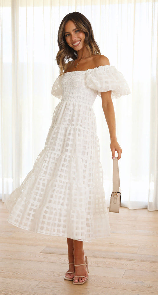 Vanya Midi Dress - White