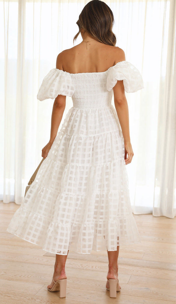 Vanya Midi Dress - White
