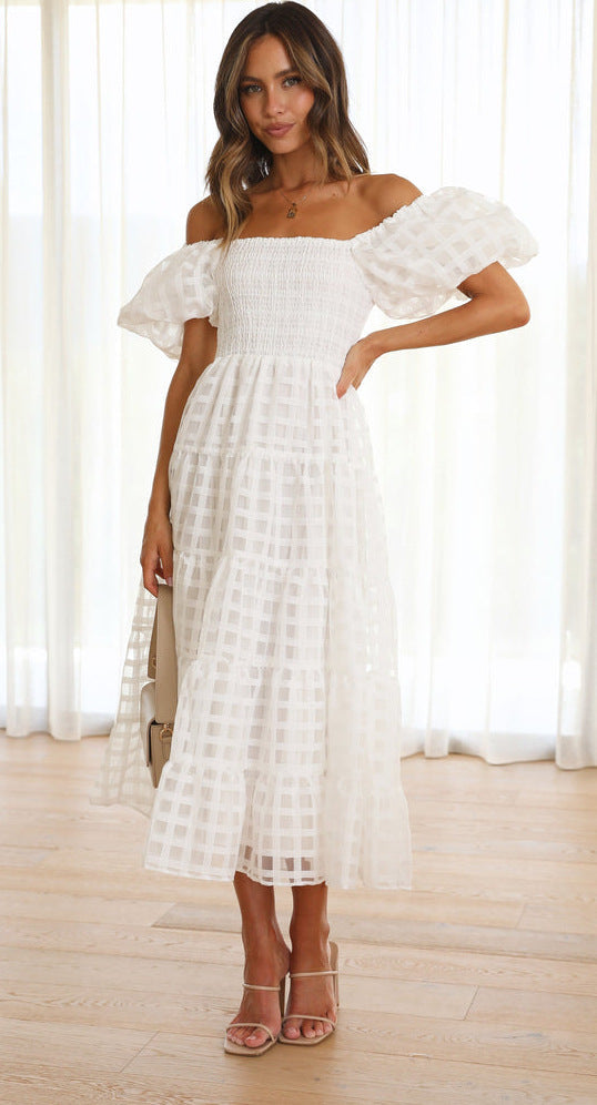 Vanya Midi Dress - White