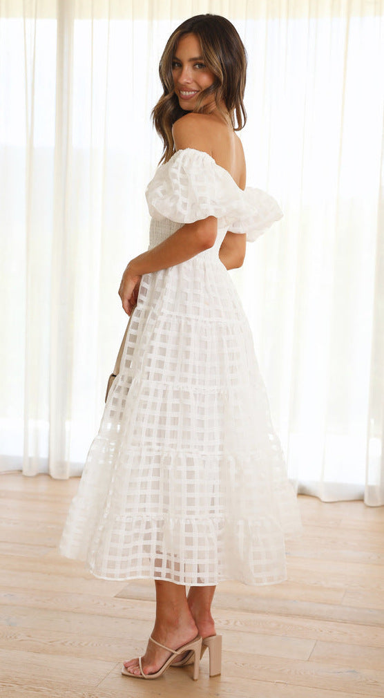 Vanya Midi Dress - White