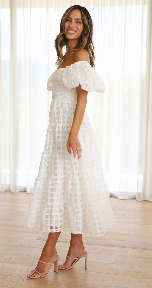 Vanya Midi Dress - White