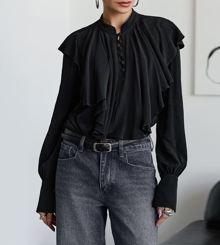 Velina Top - Black