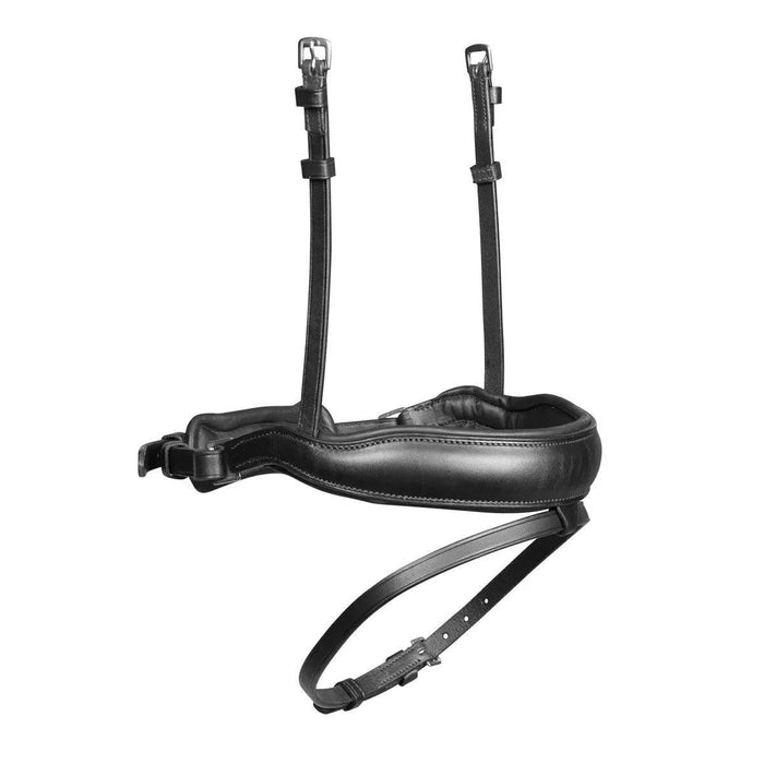 Velociti Lusso Dressage Flash Noseband - Black - Cob