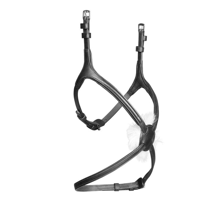 Velociti Lusso Grackle Noseband - Black - Cob