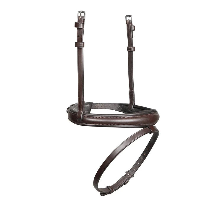 Velociti Lusso Padded Raised Cavesson Noseband - Black - Cob