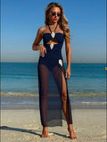 Verdant Swimsuit Set - Black