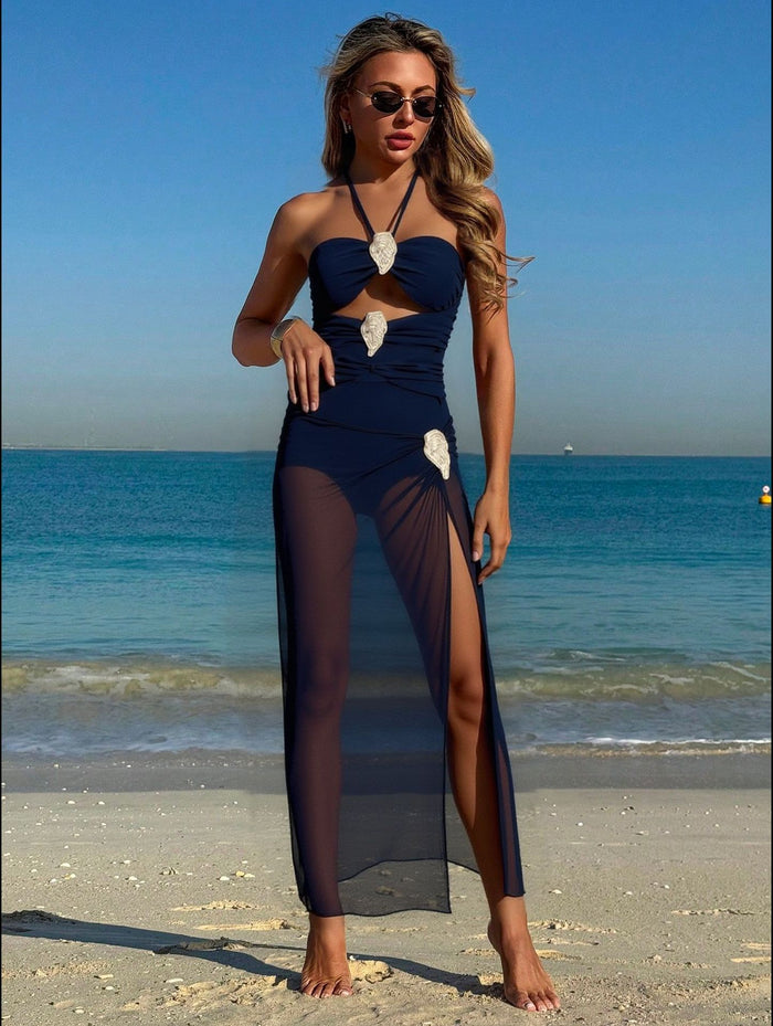 Verdant Swimsuit Set - Black