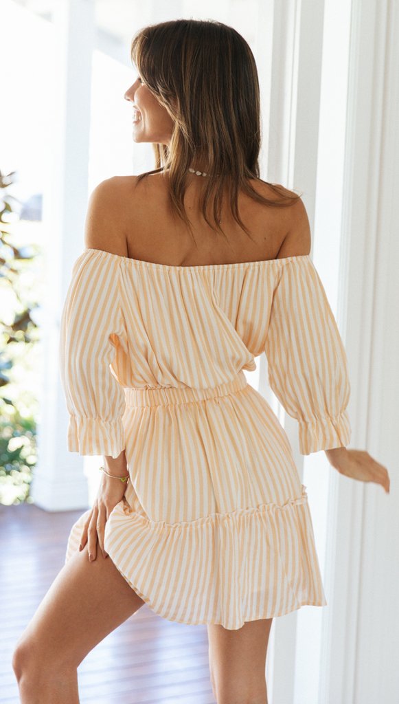 Vihana Mini Dress - Orange
