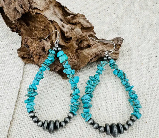 Vintage Navajo Beaded Earrings