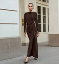 Vionna Maxi Dress - Brown
