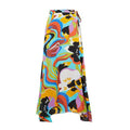 Vivid Swimsuit Wrap Skirt - Multicolour