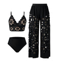Vyxen Bikini Pant Set - Black