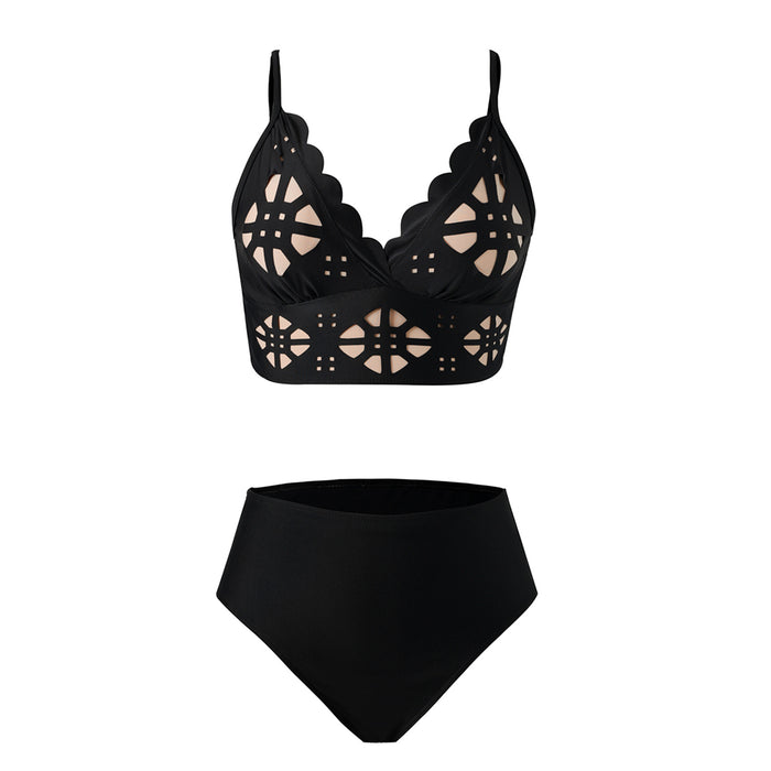 Vyxen Bikini Pant Set - Black