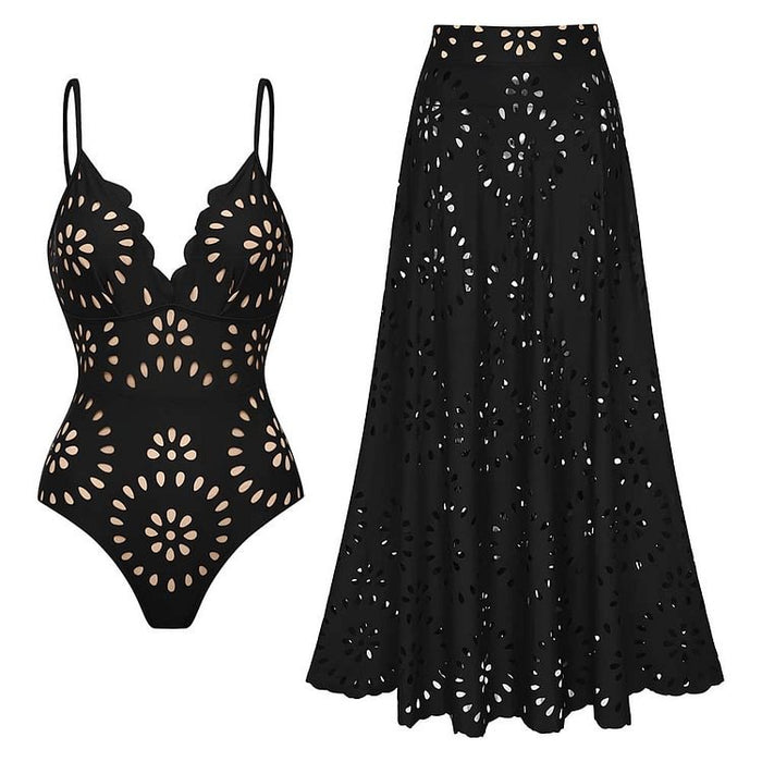 Vyxen Swimsuit Set - Black