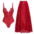 Vyxen Swimsuit Set - Red