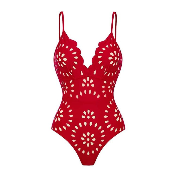 Vyxen Swimsuit Set - Red