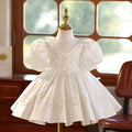 White Girl Dress Pearl Necklace for Pageant Birthday Party J423