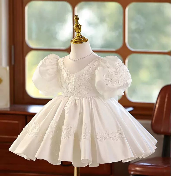White Girl Dress Pearl Necklace for Pageant Birthday Party J423