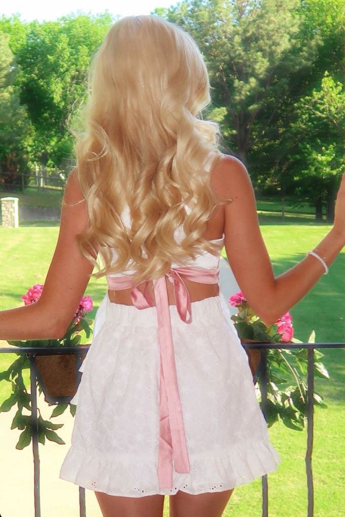 White Straps Square A-Line Empire-Waist Ruffles Sleeveless Short Homecoming Dress