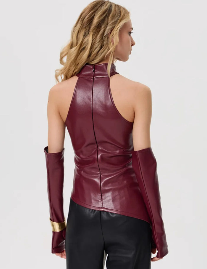 Winnolla Top - Maroon