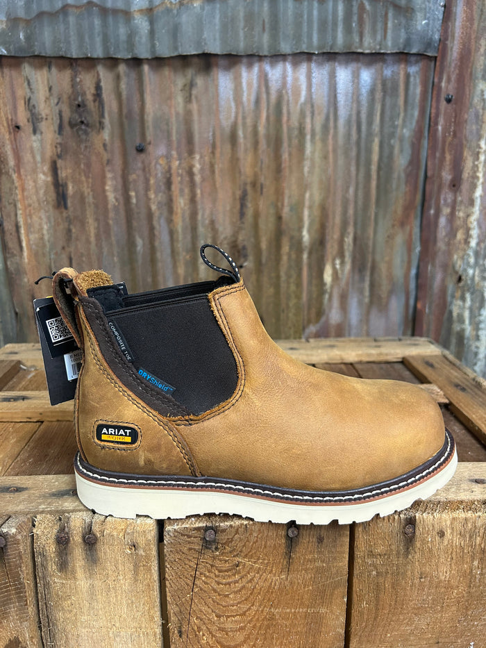 Women's Rebar Wedge Chelsea Waterproof Composite Toe Work Boot