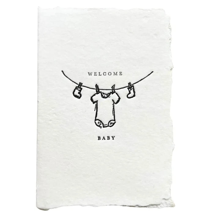 WS CARD - Welcome Baby Clothesline