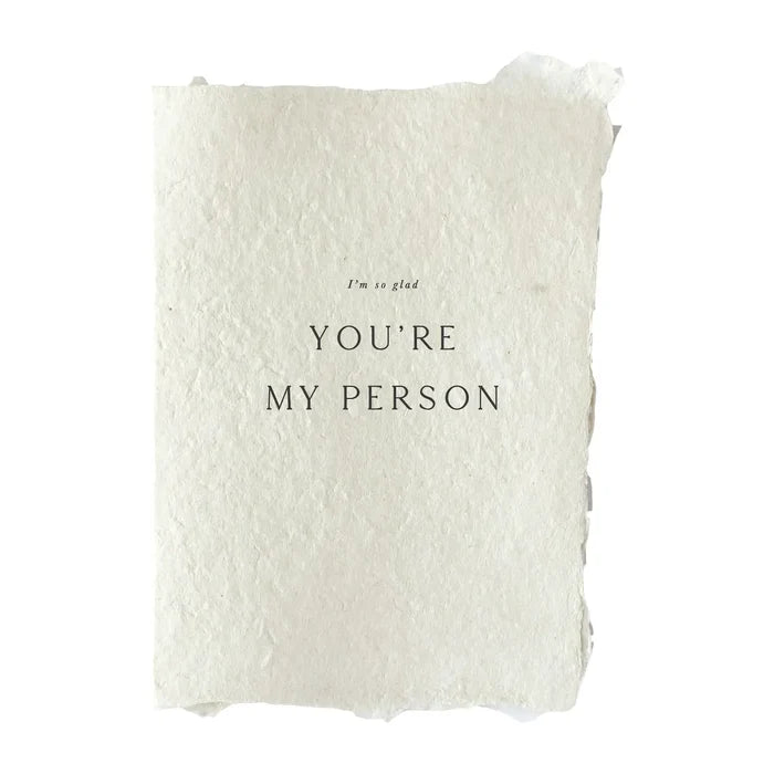 WS CARD - You're My Person