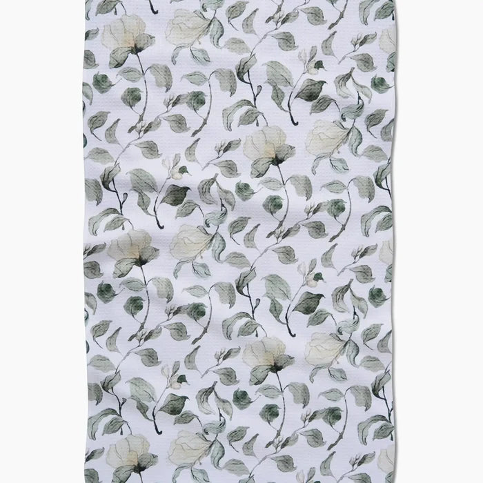 WS Spring Floral Blossoms Tea Towel