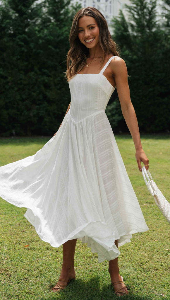 Yami Maxi Dress - White
