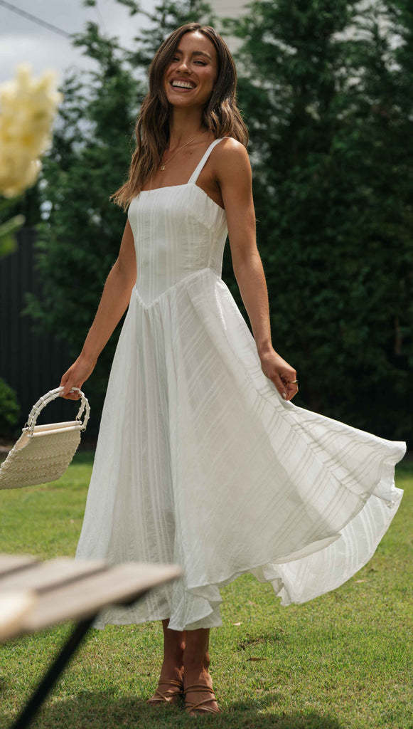 Yami Maxi Dress - White