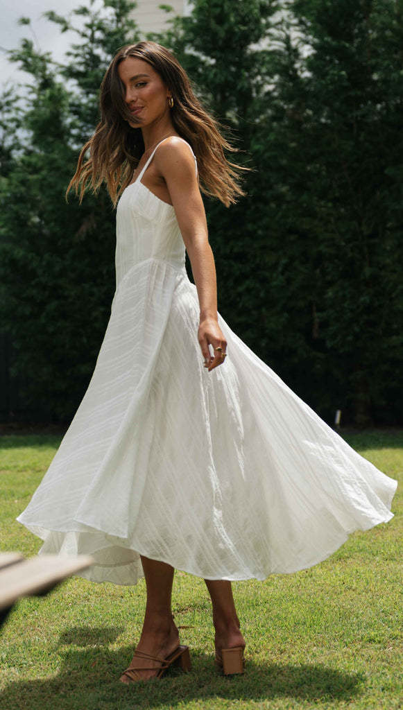 Yami Maxi Dress - White
