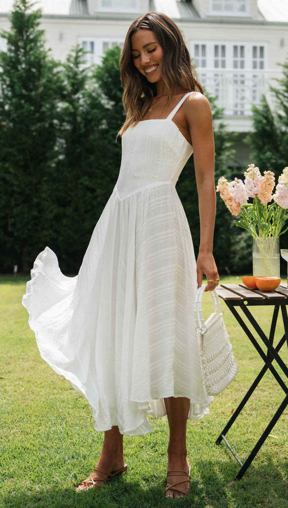 Yami Maxi Dress - White