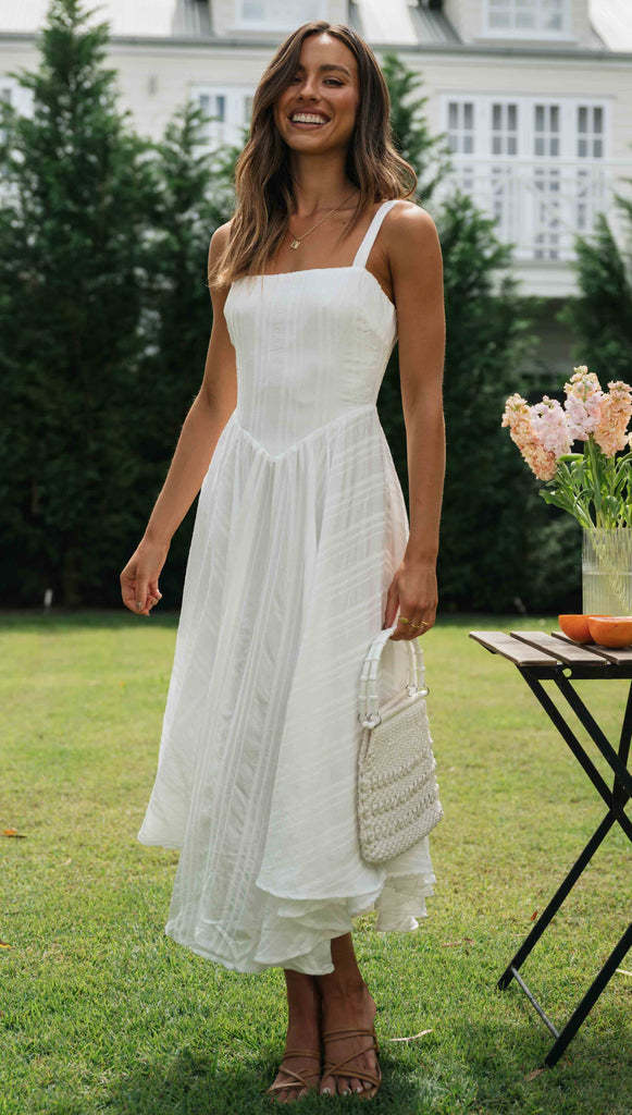 Yami Maxi Dress - White