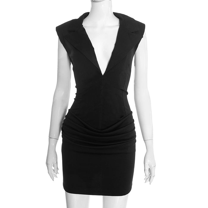 Zenny Mini Dress - Black