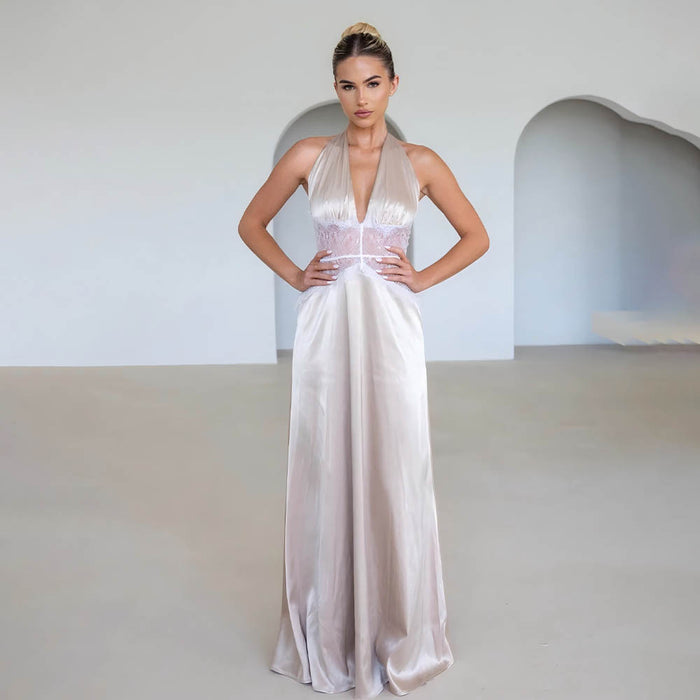 Zerena Maxi Dress - Champagne