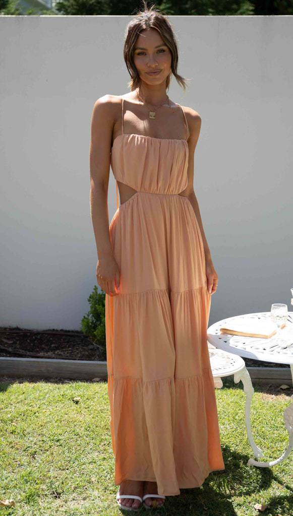 Zila Maxi Dress - Orange