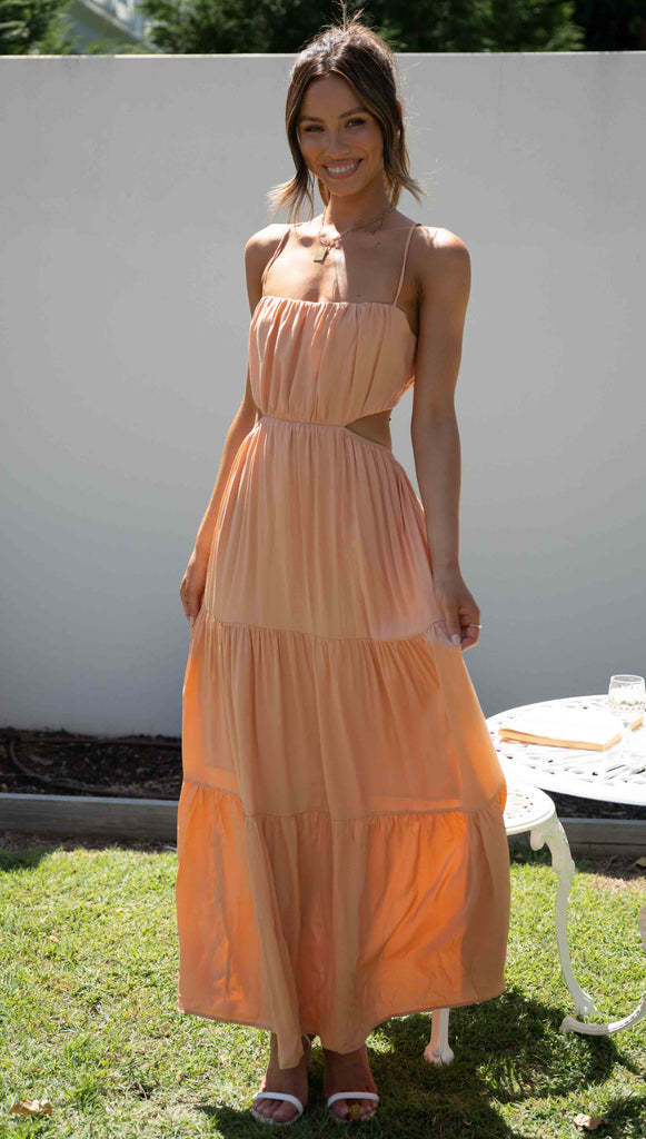 Zila Maxi Dress - Orange