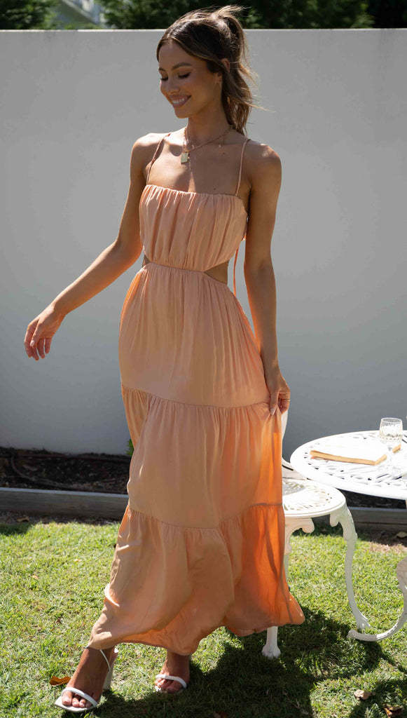 Zila Maxi Dress - Orange