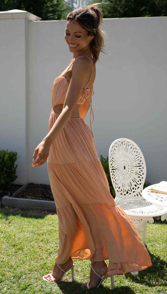 Zila Maxi Dress - Orange