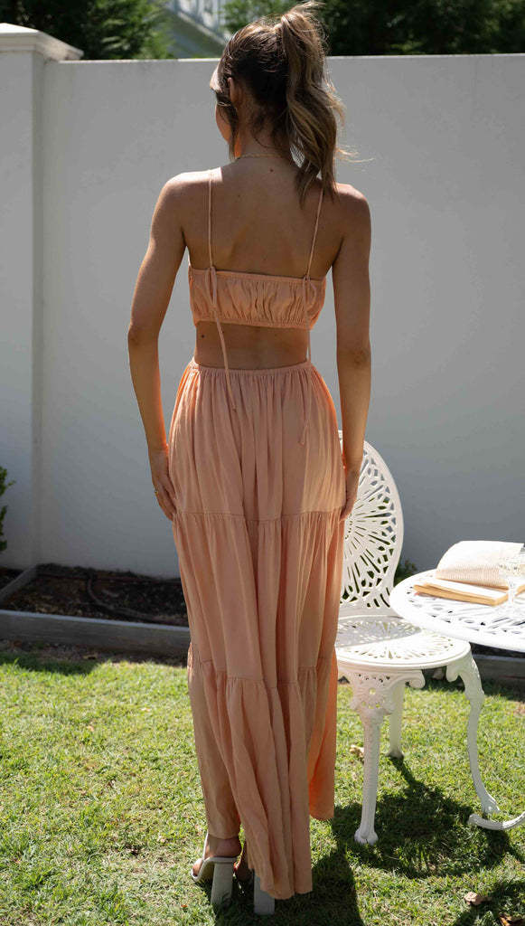 Zila Maxi Dress - Orange