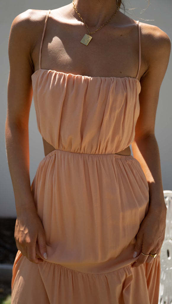Zila Maxi Dress - Orange