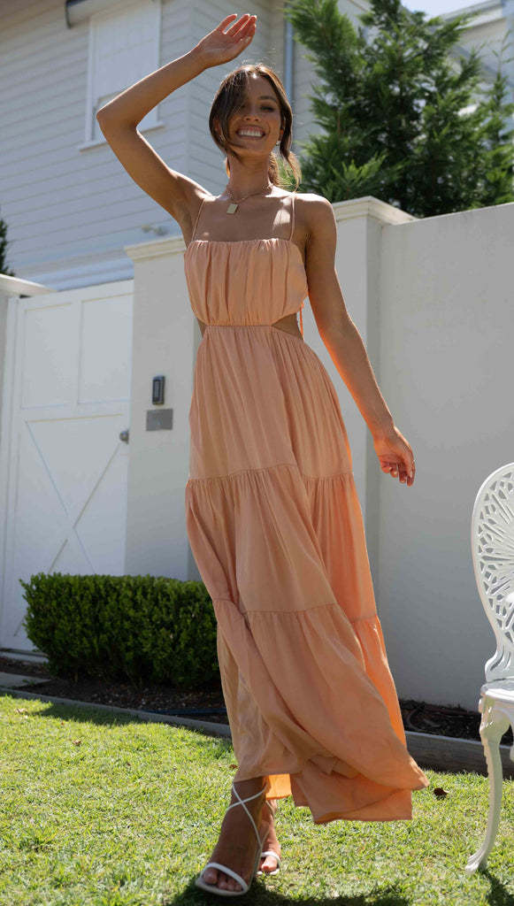 Zila Maxi Dress - Orange