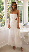 Zila Maxi Dress - White